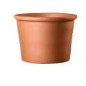 11-Inch Cylinder Pot Terra Cotta Clay