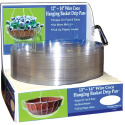 12-14-Inch Clear Plastic Wire Coco Basket Drip Pan™