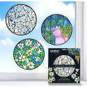 9-Inch Louis C Tiffany Window Cling, 3-Pack