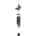 32-Inch Orange Butterfly Wind Chime