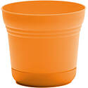 12-Inch Mango Saturn Round Resin Planter