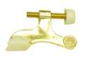 Polished Brass Deluxe Hinge Pin Door Stop