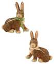 Vintage Mini Brown Rabbits