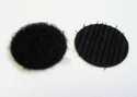 3/4-Inch Black Adhesive Rounds