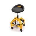 24 x 16 x 16-Inch Yellow Pneumatic Stool With Casters