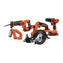 20-Volt Max Lithium-Ion 4-Tool Combo Tool Kit
