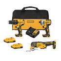 Combination Tool Kit, 3-Tool, Battery Included: Yes