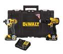 20-Volt Drill /Driver And Impact Driver Combo Kit With Tough System Case
