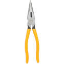 Pliers, 8 In Oal, 2 In Jaw Opening, Yellow Handle, Dipped Handle