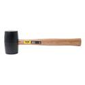 16-Ounce Rubber Mallet Black