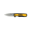 Dewalt Drop Point Pocket Knife With Stainless Steel Blade