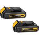 20-Volt Max Lithium Ion Compact Battery Pack (1.5 Ah) - 2 Pack