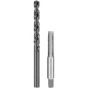 3/8-Inch 16 NC Plug Tap with 5/16-Inch Drill Bit