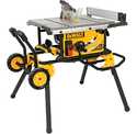 10-Inch Jobsite Table Saw With Rolling Stand