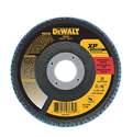 DeWALT Xp Series Dw8251 High-Density Ceramic Flap Disc, 60-Grit, Coarse, Zirconia, 7/8 In Arbor, 4-1/2 In Dia