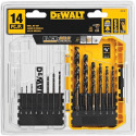 14-Piece Black Oxide Drill Bit Set