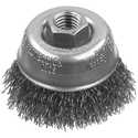 4-Inch X 5/8-Inch -11 Xp .014 Carbon Crimp Wire Cup Brush