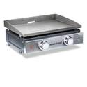 22-Inch 2-Burner Gas Tabletop Griddle With Stainless Steel Front Plate