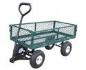 37-1/2 x 20 x 20.9-Inch Green Steel Garden Utility Cart