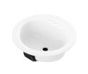 19-Inch Round White Laurel Sink
