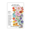 Three Season Bloom Flower Mix Seed