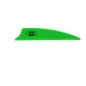 2-1/4-Inch Neon Green X Vane Shield Cut, 36-Pack