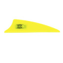 2-1/4-Inch Neon Yellow X Vane Shield Cut, 36-Pack
