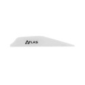 2.8-Inch White Atlas AR 1000 Arrow Vanes 36-Pack