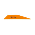 2.8-Inch Neon Orange Atlas AR 1000 Arrow Vanes 36-Pack