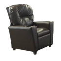 Vinyl Brown Recliner With Cupholder