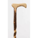 37-Inch Twisted Hickory Cane