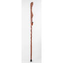 55-Inch Brown Hitchhiker Twisted Cane