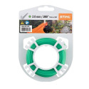 Round Mowing Line 2 Mm Dia Nylon Roll Green