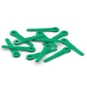 Green PolyCut Blades, 12-Pack