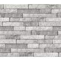 108-Inch X 18-Inch Grey Stone Faux Finish Peel And Stick Textures Wall Decor