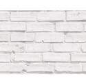 71-Inch x 18-Inch Peel &  Stick Backsplash White Bricks