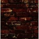 20.5-Inch X 18-Foot Roll West End Red Brick Peel And Stick Wallpaper