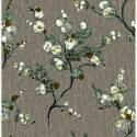 20.5-Inch X 18-Foot Roll Gray Mirei Peel And Stick Wallpaper