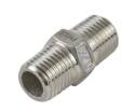 ProLine 1.26 in. x 1/4 in. Stainless Steel Hex Pipe Nipple - Threaded, 1-Pack