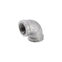 3/8 in. FIP x 3/8 in. FIP Galvanized Malleable Iron Elbow Fitting, 90° - Rust Resistant, 1-Pack