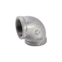 1-1/2 in. FIP x 1-1/2 in. FIP Galvanized Malleable Iron Elbow Fitting, 90° - Rust Resistant, 1-Pack