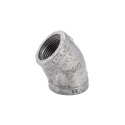 3/4 in. FIP x 3/4 in. FIP Galvanized Malleable Iron Elbow Fitting, 45° - Rust Resistant, 1-Pack