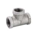 Malleable Iron Galvanized Pipe Tee Fitting, 3/8" x 3/8" x 3/8"