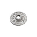 Malleable Iron FIP Galvanized Pipe Floor Flange, 1/2"