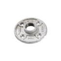 Malleable Iron FIP Galvanized Pipe Floor Flange, 3/4"