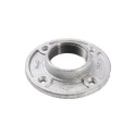 Malleable Iron FIP Galvanized Pipe Floor Flange, 2"