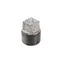 Malleable Iron Galvanized Pipe Plug, 3/8"
