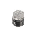Malleable Iron Galvanized Pipe Plug, 1/2"