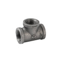1 in. x 1 in. x 1 in. Malleable Iron Black Pipe Tee Fitting - Threaded, 1-Pack