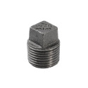 3/8 in. MIP Malleable Iron Black Pipe Plug - 1-Pack